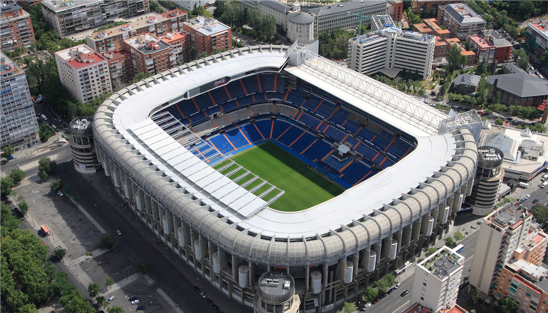 El Estadio Santiago Bernabu de Madrid es uno de los campos elegidos por Eurofred para hacer sus eventos