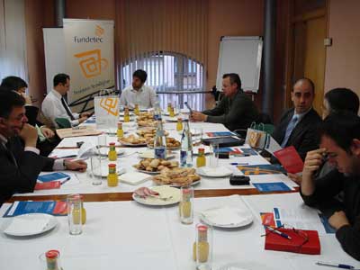Momento del desayuno tecnol�gico organizado por Fundetec e Impevic