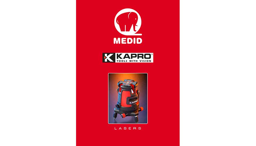 Medid distribuye en exclusiva los niveles lser Kapro para Espaa y Portugal