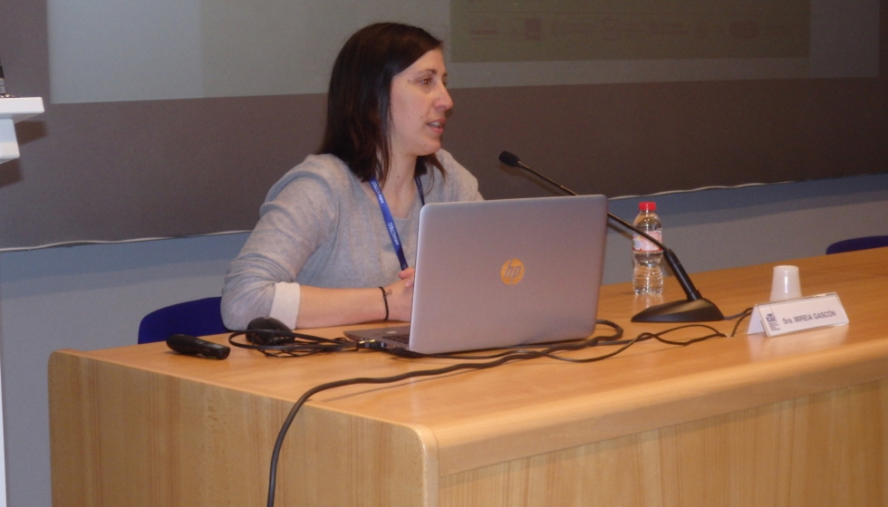 Mireia Gascn durante su ponencia