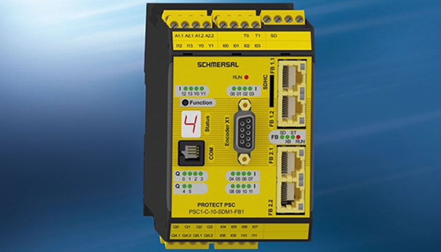 El PLC de seguridad Protect PSC1 es programable, modular, multifuncional y rentable