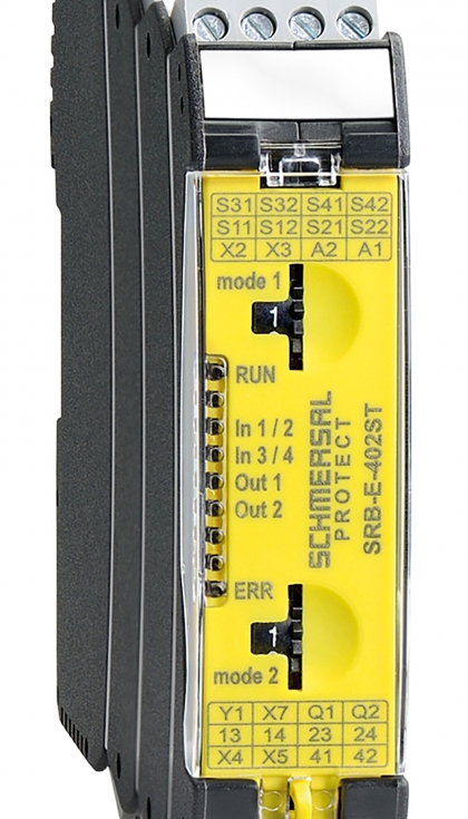 Los SRB-E-FWS-TS tambin se pueden utilizar como rels de seguridad con temporizacin