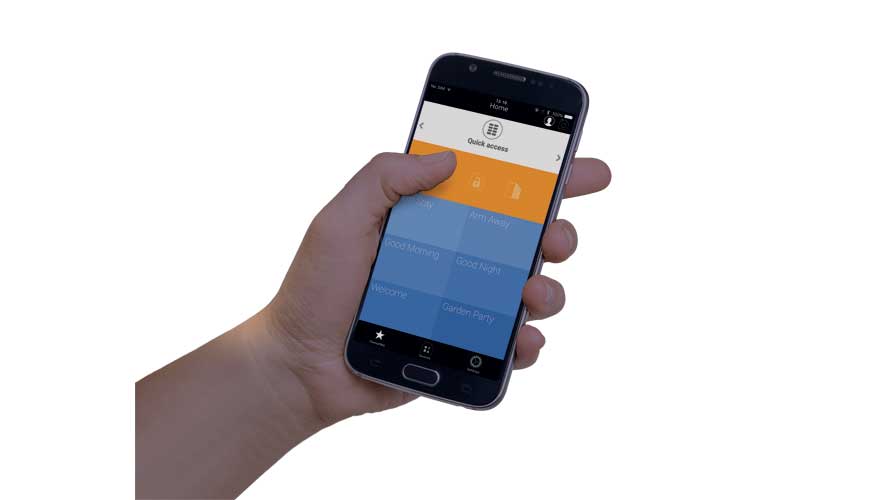 Gracias a la aplicacin MyNice World, el usuario puede controlar su hogar a travs de su Smartphone