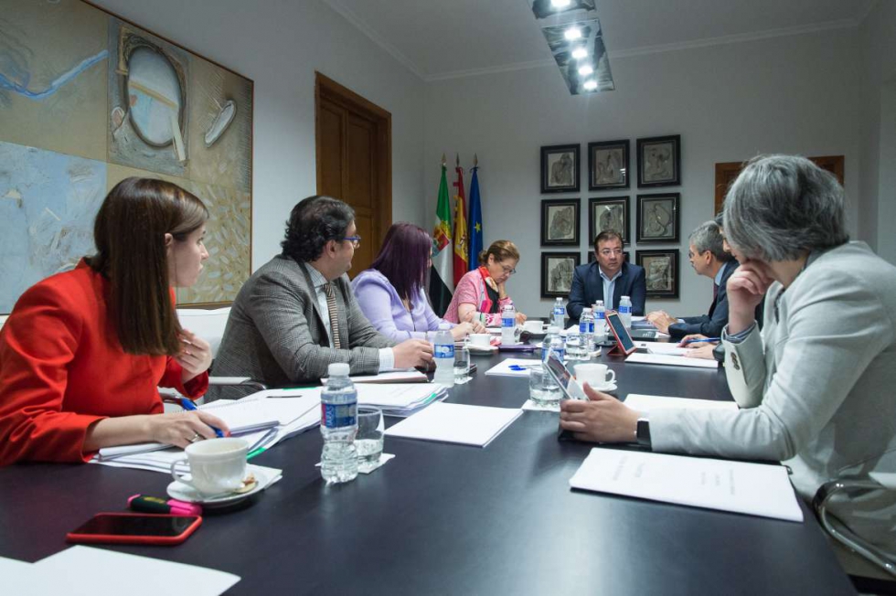 Reunin del Consejo de Gobierno de la Junta de Extremadura