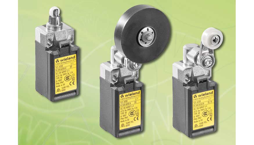 Los interruptores de posicin de la serie sensorPRO SLS de Wieland Electric cumplen con la normativa en seguridad EN 50047...