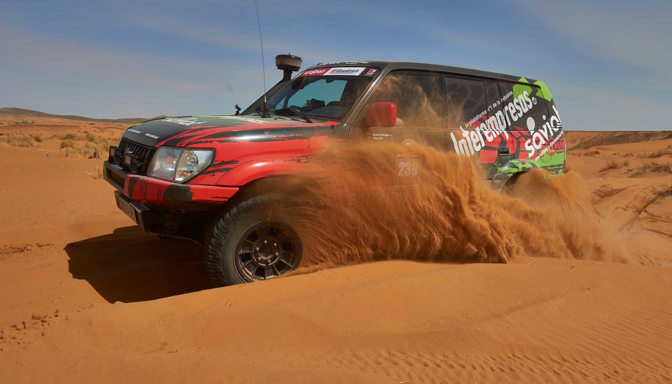 Las dunas no se hicieron esperar ya en la segundaetapa de la Maroc Challenge