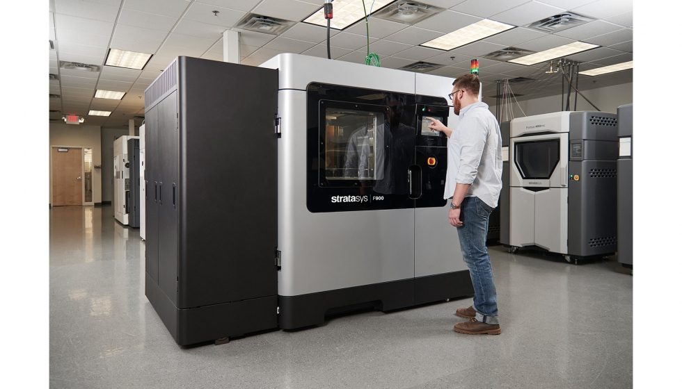 La nueva impresora 3D F900 de la serie Production est lista para usarla en las fbricas...