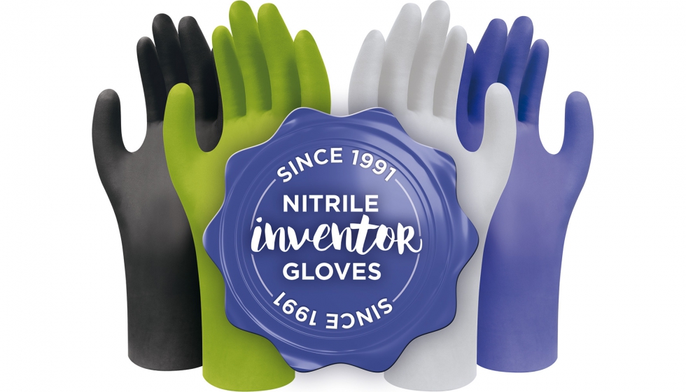 Los guantes de nitrilo fueron comercializados desde 1991 por Best Manufacturing Company, empresa adquirirda por Showa Glove Japan en 2007...