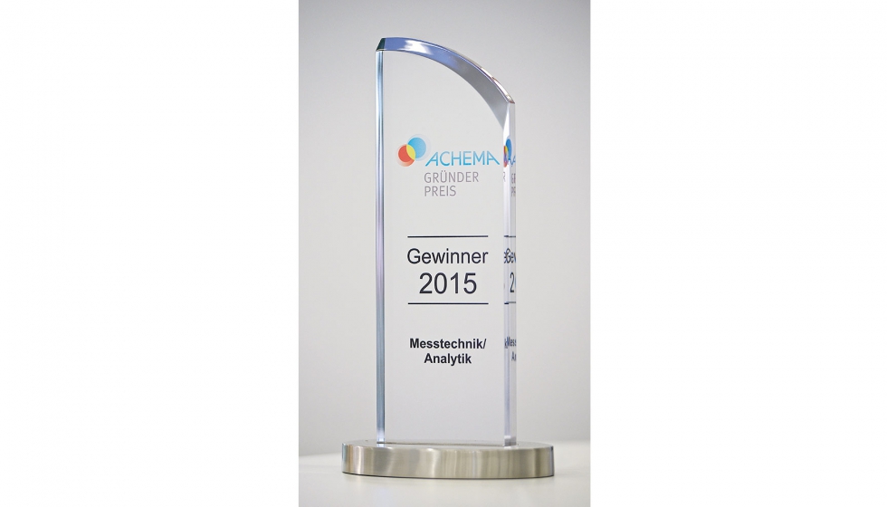 Trofeo del premio de la edicin 2015 de Achema