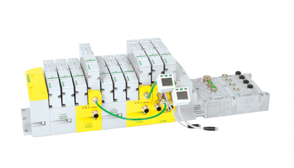 Islote de distribucin de seguridad de zonas Asco Numatics de la Serie 503