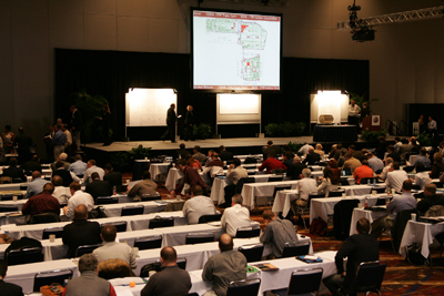 Panormica de los asistentes al sorteo de la NPE 2009