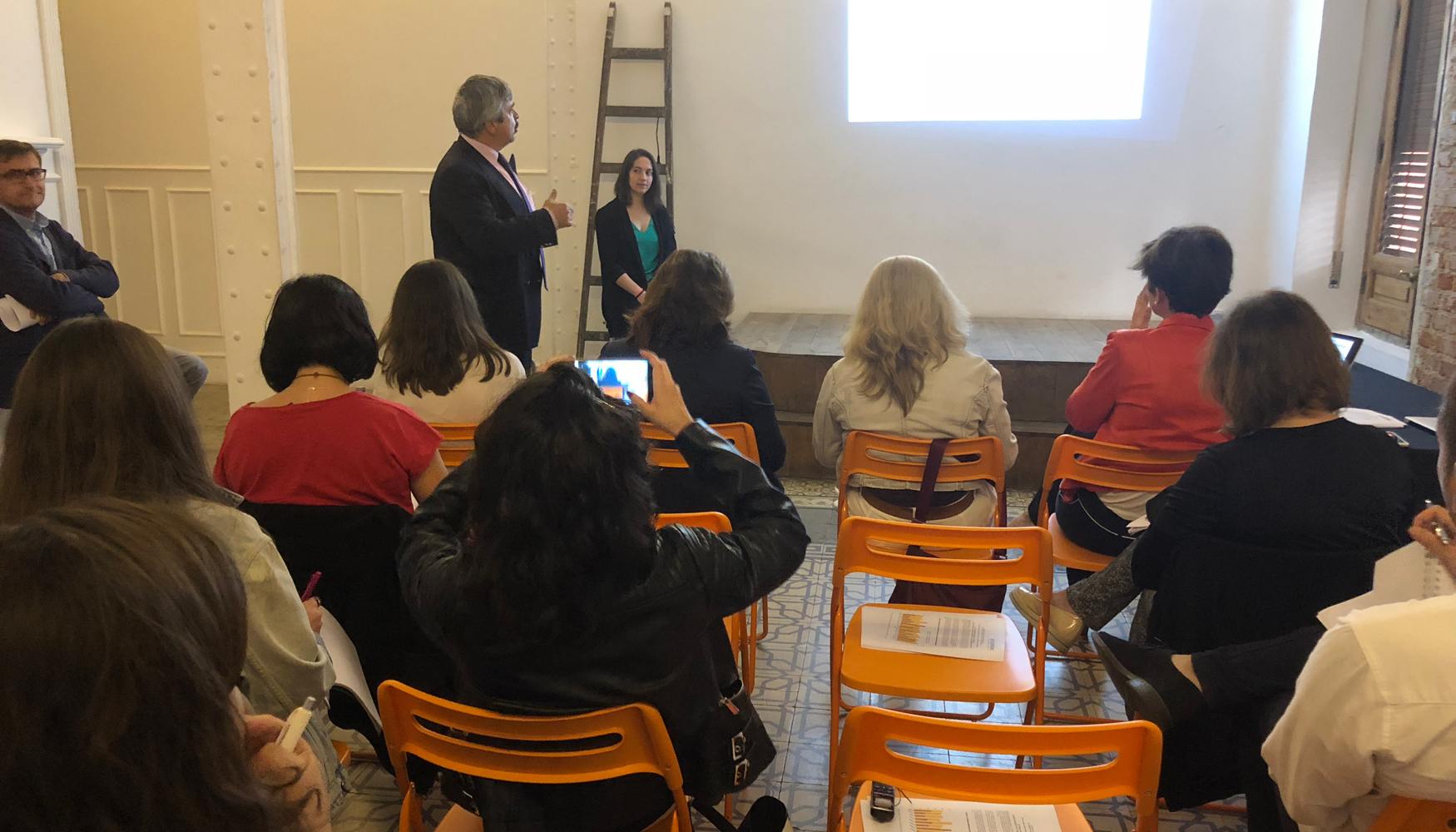 Rueda de prensa organizada por Andimac en Espacio Muelle 36 (Madrid) para dar a conocer la ltima edicin del Observatorio 360 de la Vivienda y la...