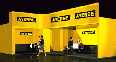 Ayerbe, stand en Mosc