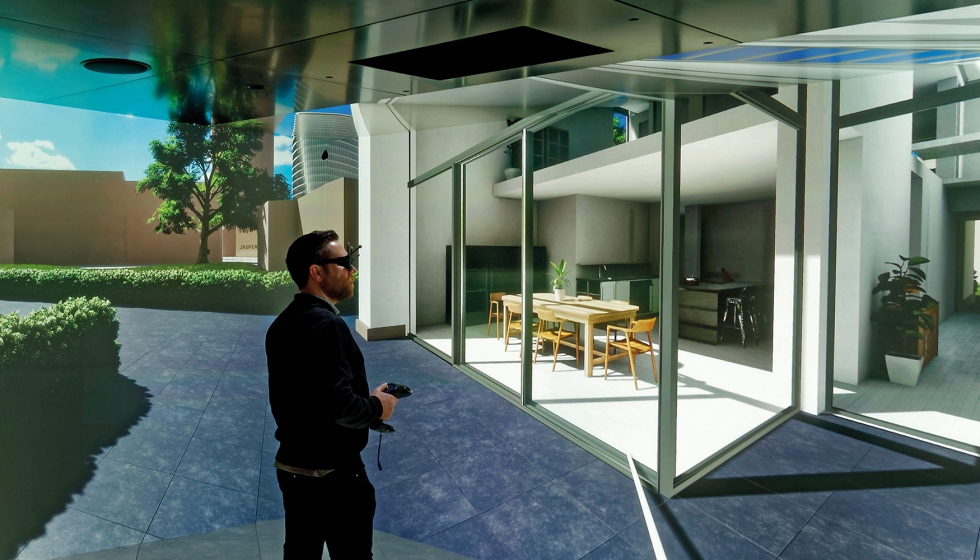 Sala Avalon de realidad virtual en el Campus Reynaers