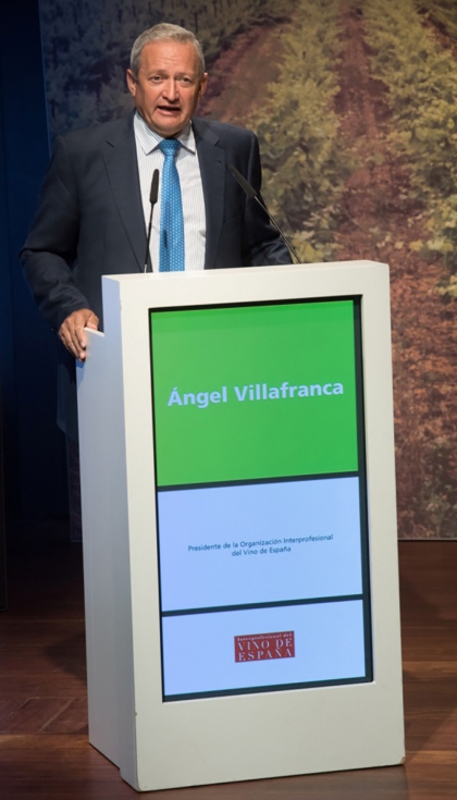 Angel Villafranca, presidente de la Interprofesional del Vino y presidente de Cooperativas Agro-Alimentarias de Espaa