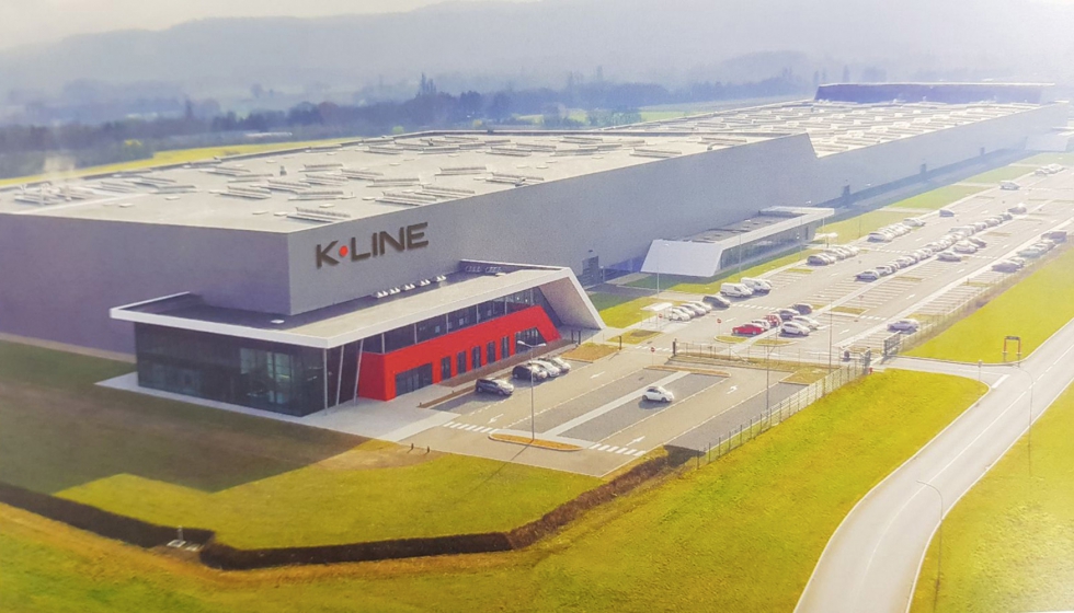 Vista area de la nueva factora de KLINE en Lyon