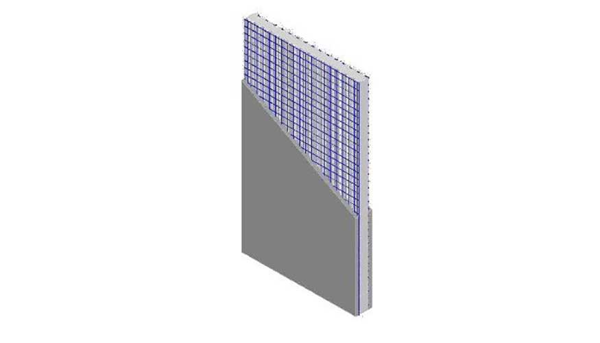 Figura 08: tipo B: Muro prototipo de 80x60x20 cm, compuesto por un ncleo de E.P.S...