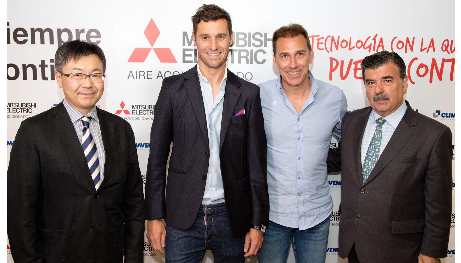 De izquierda a derecha, Masami Kusan, Ivn Helguera, Rafael Martn Vzquez y Pedro Ruiiz
