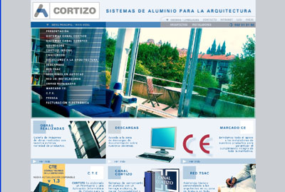 New website of Cortizo