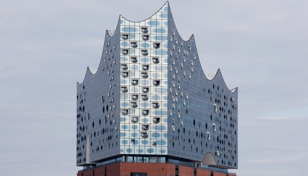 Edificio de la Filarmnica de Hamburgo, que cuenta con vidrio de Guardian Glass. Foto: Cordelia Ewerth