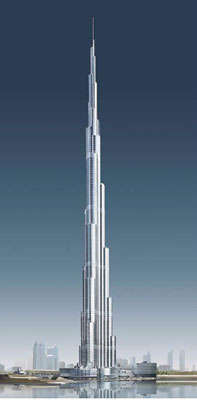 Burj Dubai Tower, the Tower high in the world, built with Dow Corning silicone sealants