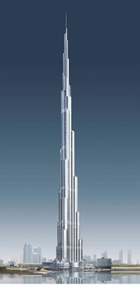 Burj Dubi Tower, la torre ms alta del planeta, construida con sellantes de silicona Dow Corning