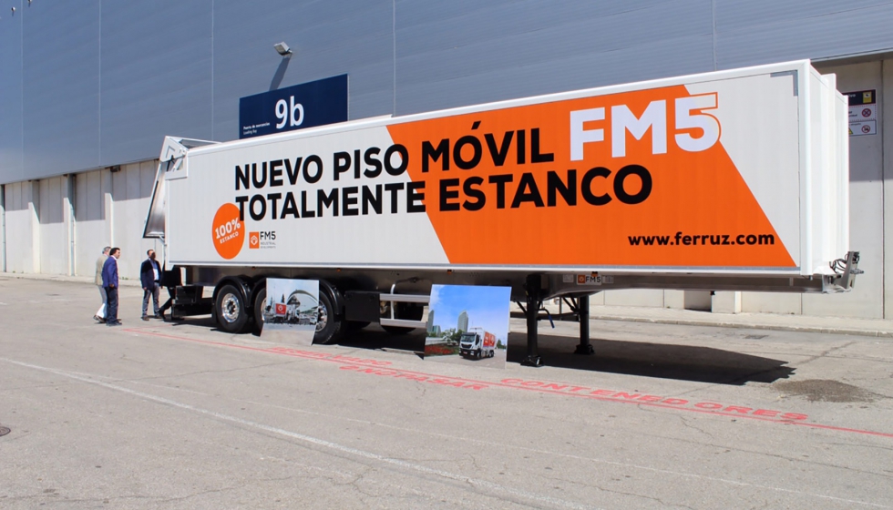 El piso mvil de FM5 est especialmente diseado para el transporte de RSU...