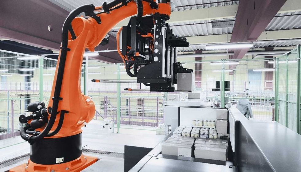 Ejemplo de uno de los robots que se utilizarn en las nuevas instalaciones de Nestl y XPO. Foto: Swisslog