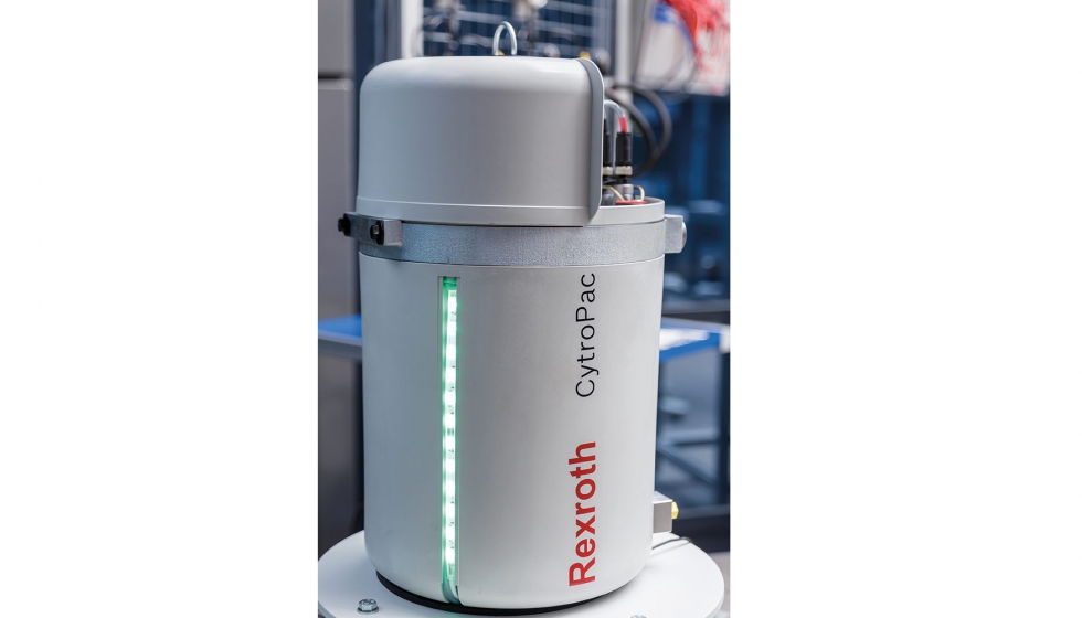 El silencioso y compacto grupo hidrulico CytroPac de Bosch Rexroth dispone de un accionamiento con velocidad de giro variable Sytronix y permite una...