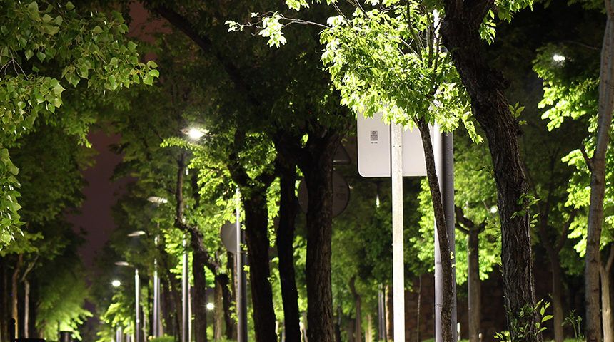 Con esta actuacin las nuevas luminarias LED marcan un avance en el alumbrado de la ciudad con vistas hacia un futuro...