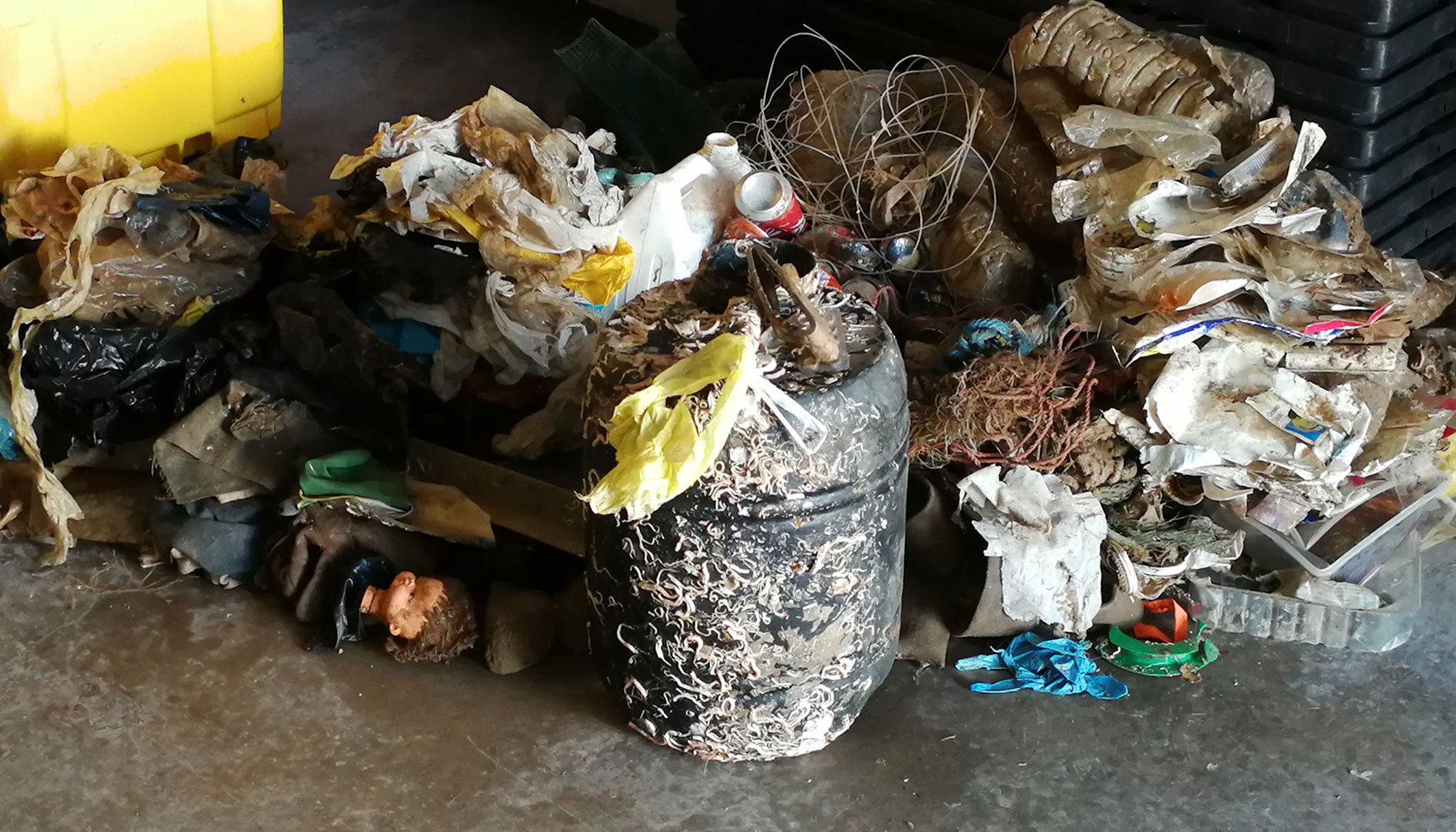Caracterizacin de residuos recuperados en Ganda