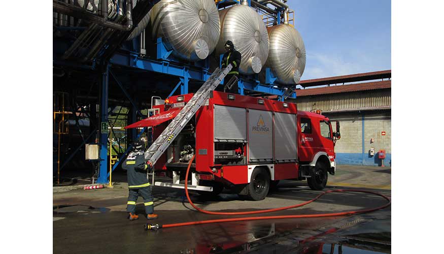Previnsa realiza retenes en empresas del sector industrial con la Unidad de seguridad contra incendios y emergencias qumicas...