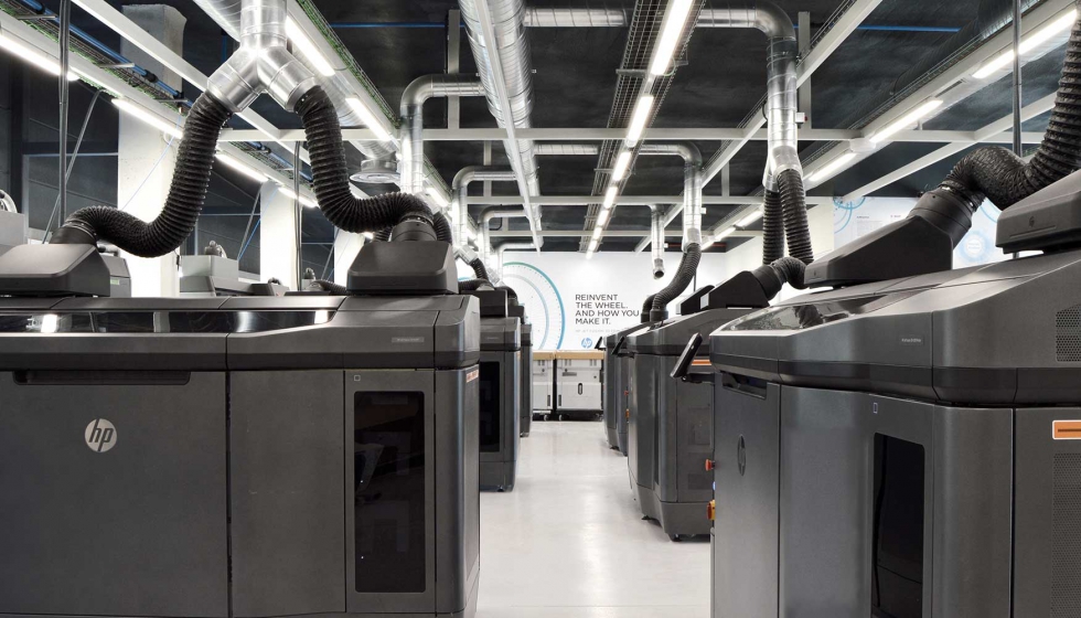Equipos Multi Jet Fusion de HP en las instalaciones del IAM 3D Hub