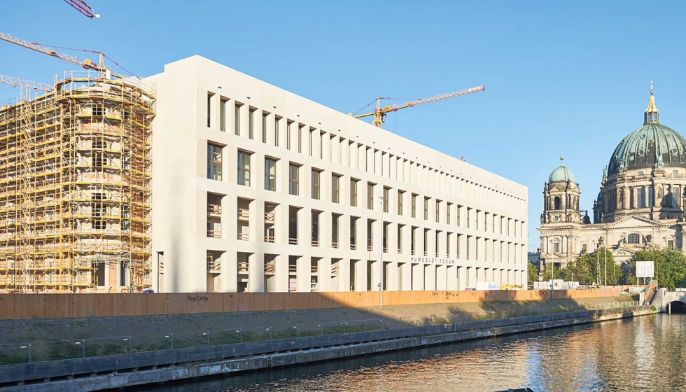 Construccin del Foro Humboldt en el antiguo Palacio de Berln