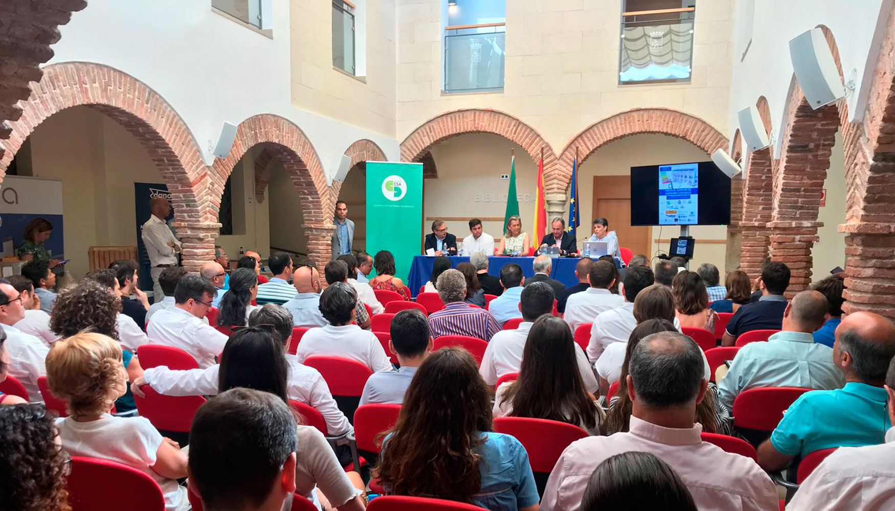 Un momento de la jornada 'Hacia el Edificio de Consumo Casi Nulo' celebrada en Marbella, Mlaga