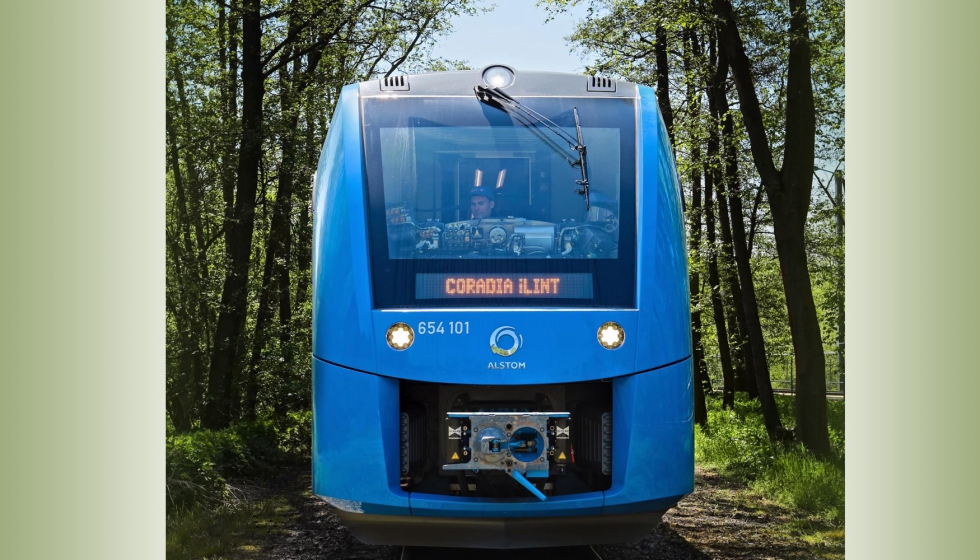 Tras obtener la homologacin para el transporte de pasajeros, las primeras unidades del tren de hidrgeno de Alstom, Coradia iLint...