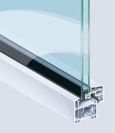 The adhesive between glass and sheet placed in the Glasswin system acts of Union and reinforcement...