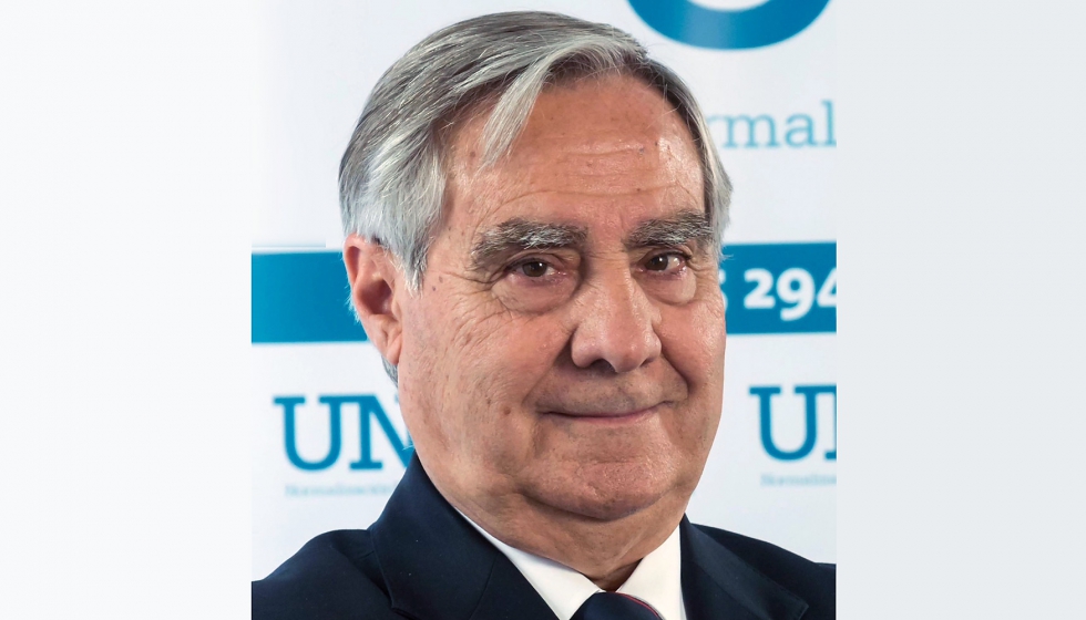 Carlos Esteban, presidente de UNE