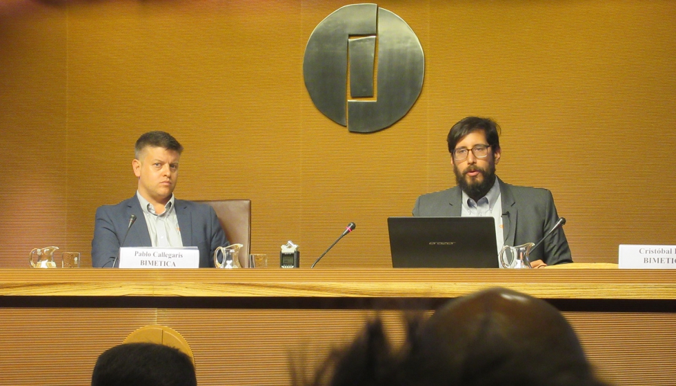 Pablo Callegaris, CEO de Bimetica, y Cristbal Bernal, director tcnico de la compaa