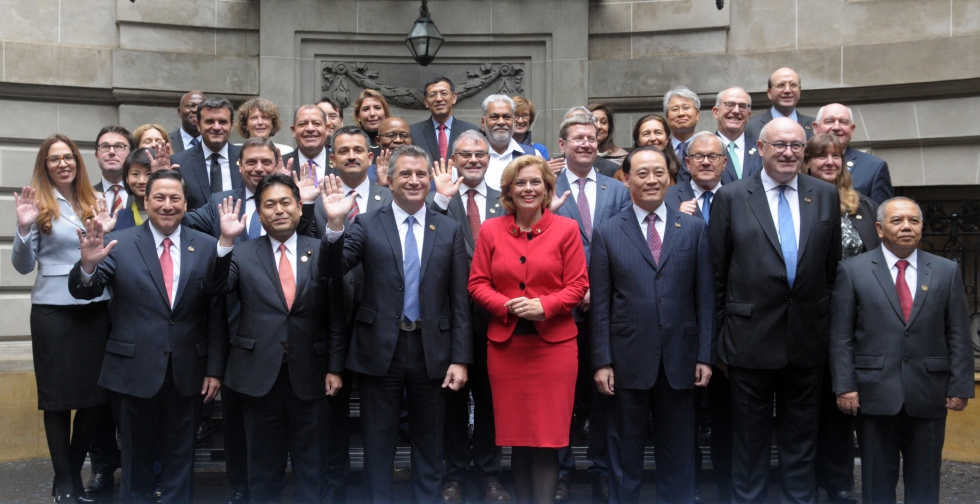 'Foto de familia' de los ministros de Agricultura del G20, que engloba a los pases ms industrializados y emergentes...