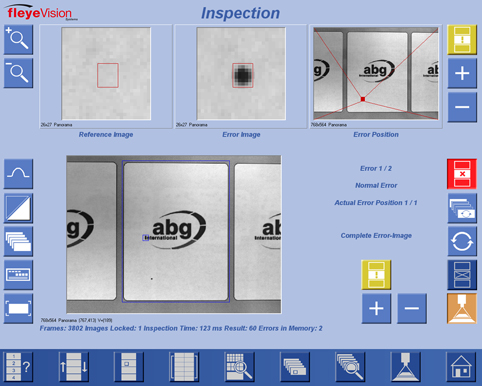 FleyeVision detecta errores de impresin en texto e imgenes, adherencias, errores de registro y reflejos