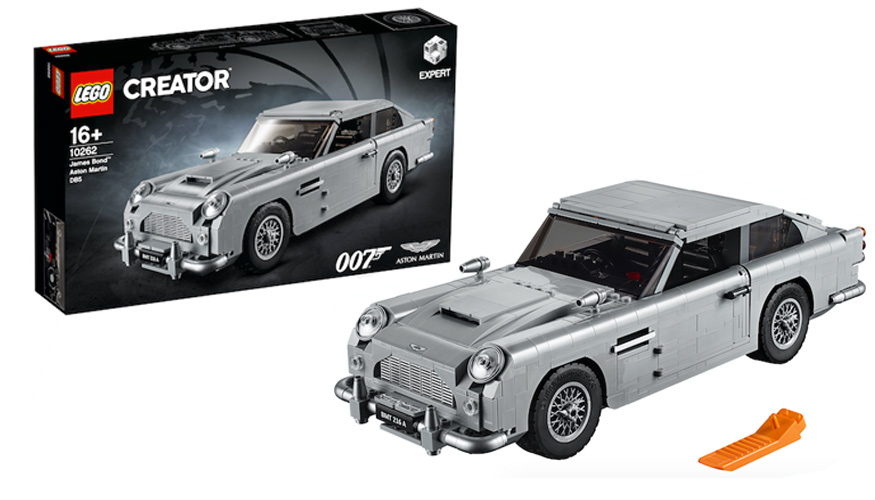 Lego lanza una réplica del icónico Aston Martin DB5 compuesta por 1.290 ...