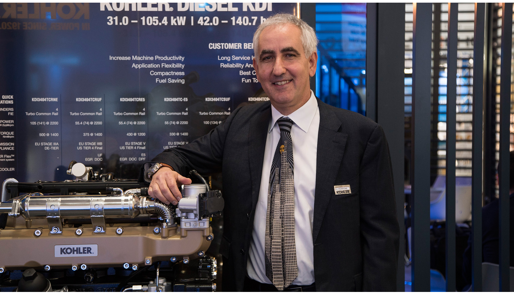 Vincenzo Perrone, presidente de motores disel en Kohler Co