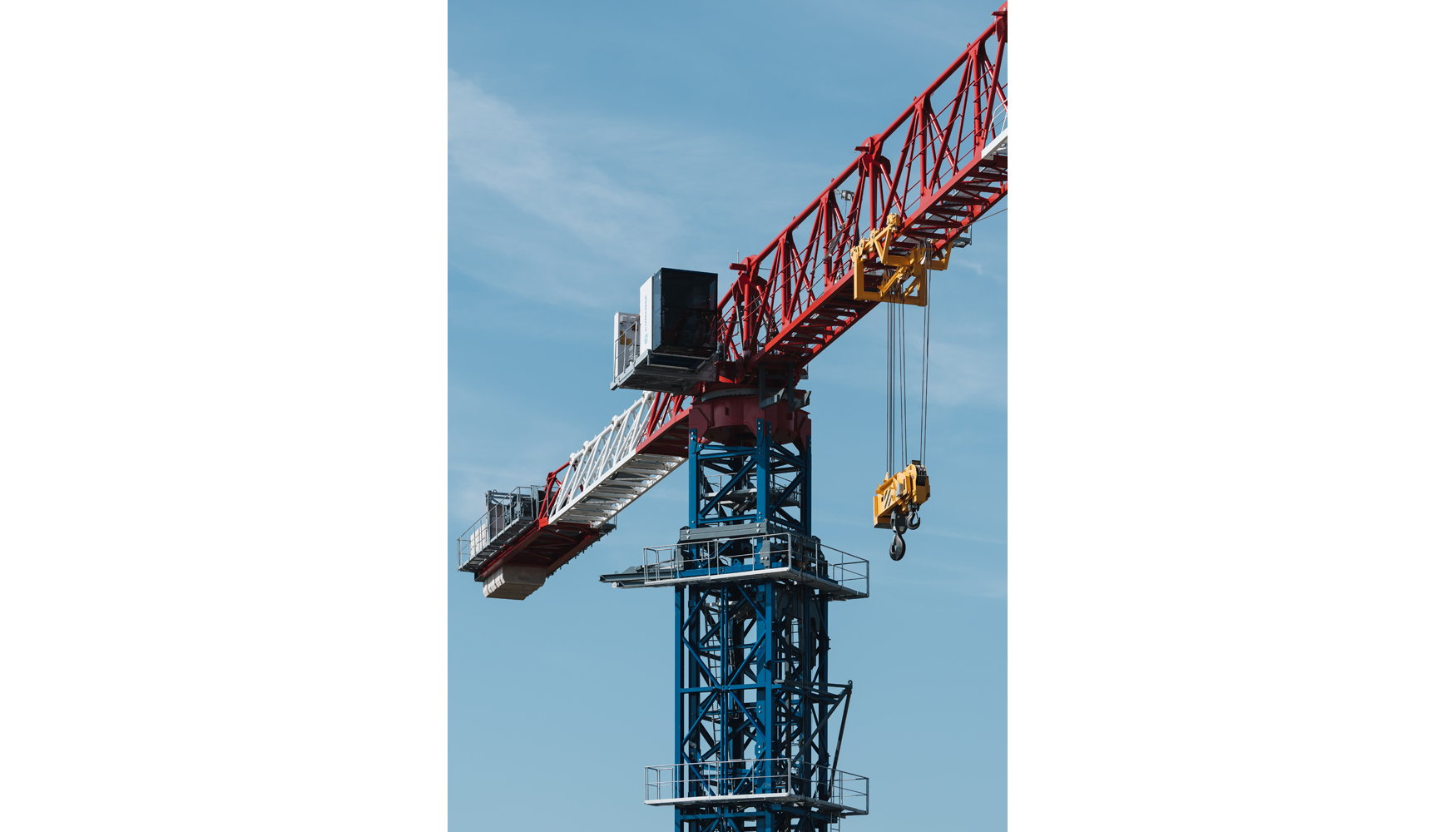 La nueva gra torre 21LC1050 de Comansa tiene tres versiones de carga mxima: 25, 37,5 y 50 toneladas