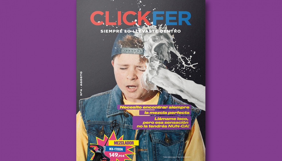 Portada del nuevo folleto de Clickfer