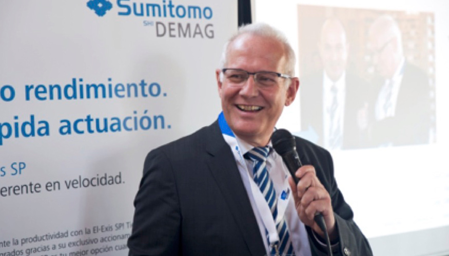 Discurso de bienvenida por Gerd Liebig, CEO de la matriz alemana de Sumitomo (SHI) Demag