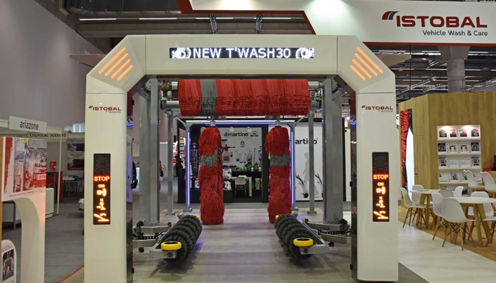 El ISTOBAL TWASH30 es capaz de lavar y secar hasta 60 vehculos a la hora con el mdulo de tres cepillos y hasta 80 automviles con el de cinco...