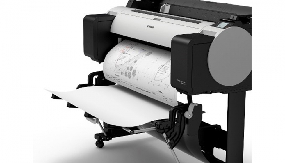 La gama de impresoras de gran formato TM permite imprimir trabajos CAD, GIS y aplicaciones de cartelera para interiores...