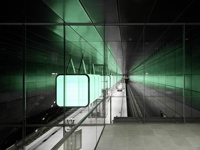 HAFENCITY-UNIVERSITY SUBWAY STATION . Autor: FOTO: � MARKUS TOLLHOPF
