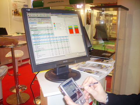 Demonstration of the operation of the system at the stand of Isagri in Expoviga